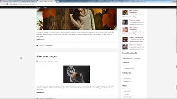 KALLYAS WordPress v3.1 (outdated)  - How to create your Blog Page