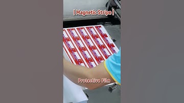 Magnetic Stripe Printing. #machine
