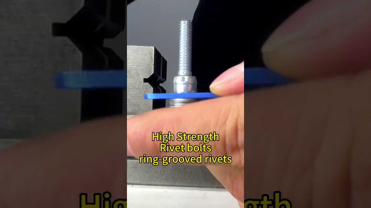 High strength rivets, huck rivets Ring-grooved rivets