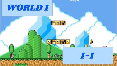 SMBX 1.4.5 The Rescue Original: 1-1 Green Plains (World 1 🍄, Both Exits)