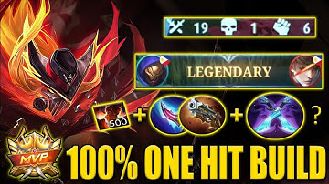 TOP GLOBAL ALDOUS ONE HIT BUILD! BROKEN BUILD! NEW BUILD TOO OP! ALDOUS BEST BUILD 2022 - MLBB