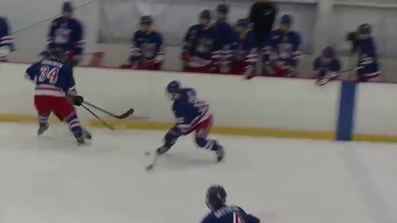 HARD HOCKEY HIT FROM BEHIND JAN 10 2016 U16 YouTube