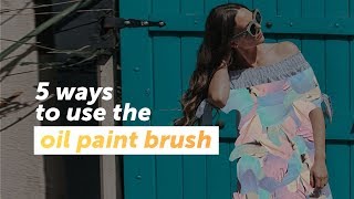 5 ways to use the oil paint brush | PicsArt Tutorial screenshot 3