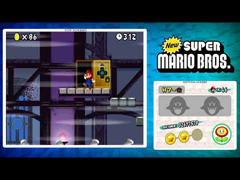 New Super Mario Bros. DS: World 7-Ghost House