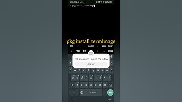 how to open image file in Termux #termux #shorts #trending #viral
