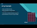 Array and Memory