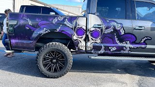 Skull and tentacles partial wrap! #customwraps #wraplife #automobile #wrap #custom #wrapstyle #car by GNS Designs Custom Wraps 24 views 3 weeks ago 1 minute, 37 seconds