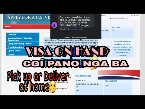 HOW TO FILL OUT CGI FOR VISA ON HAND | PINAY IN USA