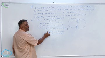 Relative positions of two circles || Objective Model 1 || Disk Telangana