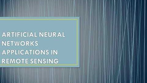 ANN RS - Artificial neural networks in remote sensing