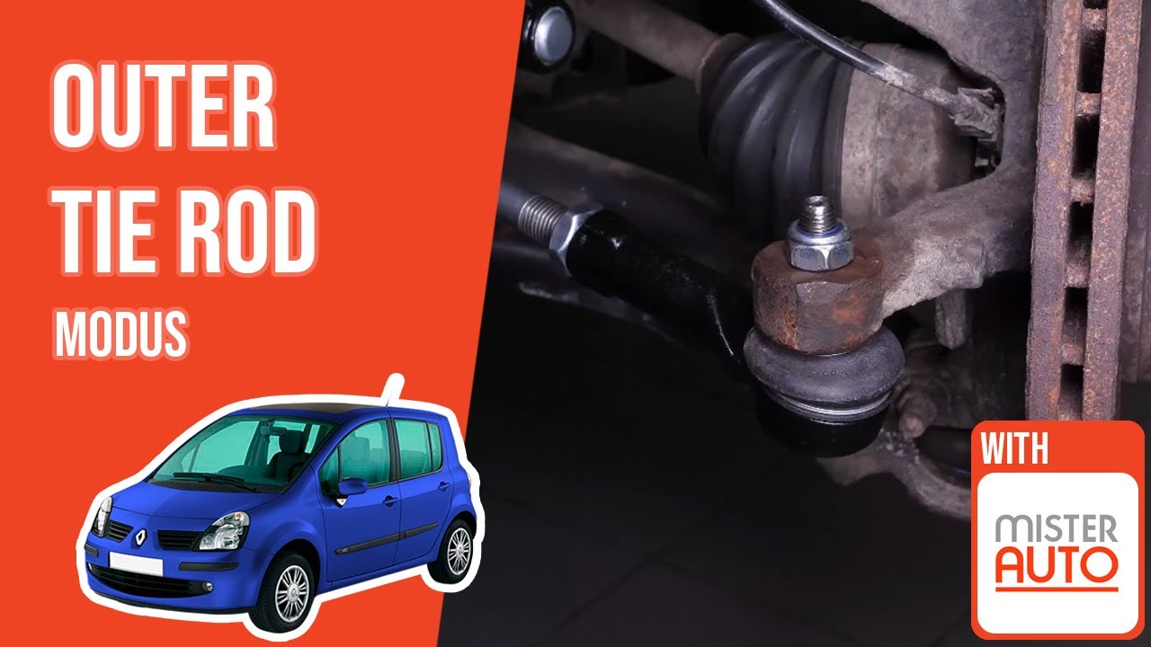 How to replace the outer tie rod Modus 🚗