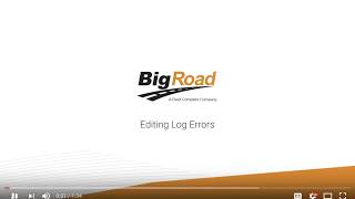 Information Big Road - Editing Log Errors News