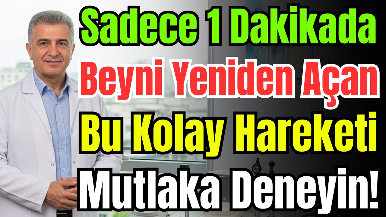 Beyni 20 Yaş Gençleştiren O Egzersiz! Günde Sadece 1 Dakika. Unutkanlığa Karşı Hemen Başlayın.