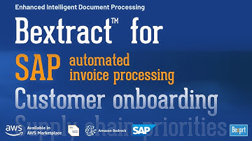 Bexprt | Bextract AI powered IDP | SAP automated invoice processing