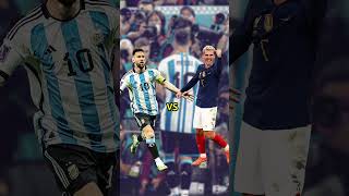 Messi Vs France Players | Argentina Vs France | Messi Vs Mbappe|  #shorts #messi #mbappe
