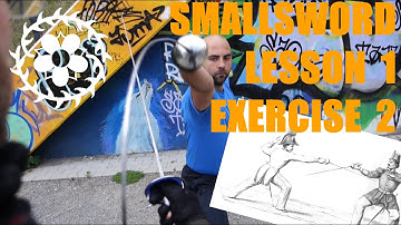 02 Thrust into disengagement - How to Italian smallsword - step by step fundamentals