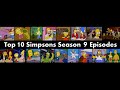 Top 10 Simpsons Season 9 Episodes