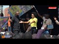 Min phionah nyamutoro joins husband kenzo on stage while performing for president museveni in kitgum