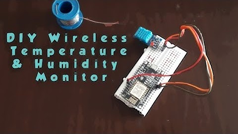 DIY wireless Temp & Humidity Monitor with Blynk | Blynk+DHT11