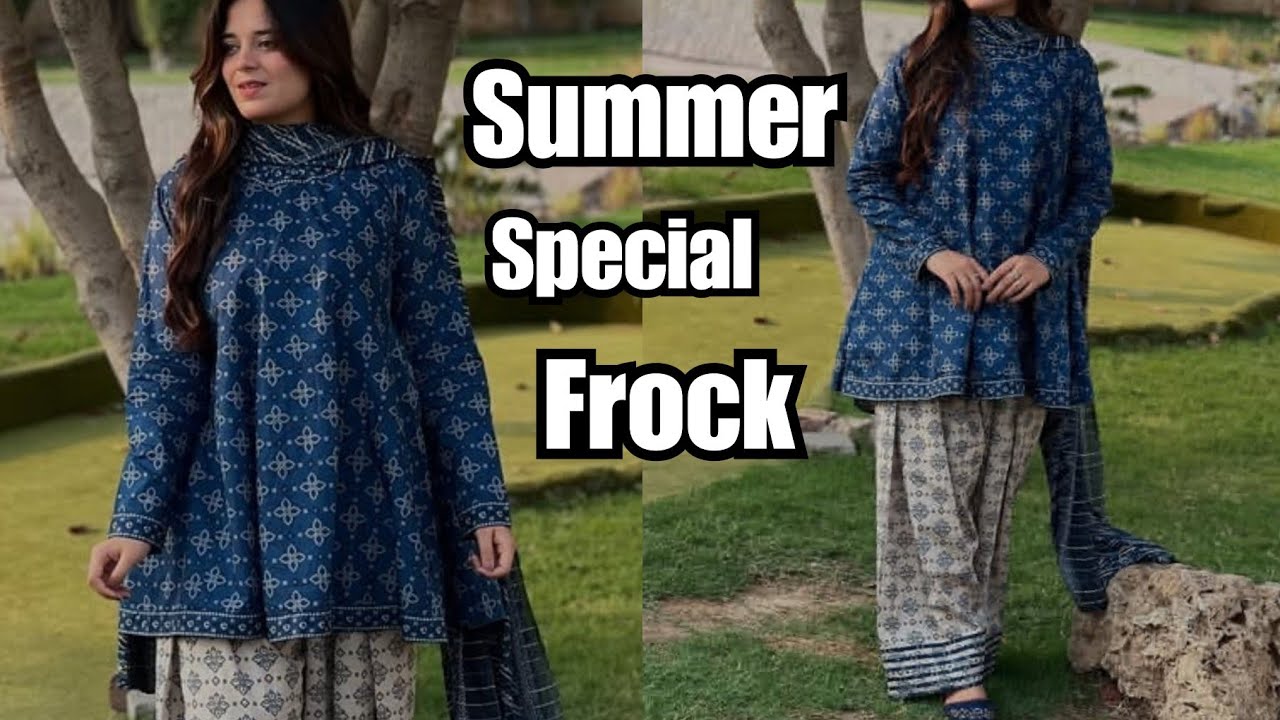 Summer special Frock cutting and stitching || Branded dress recreation #summerfrock #lishaayofficial