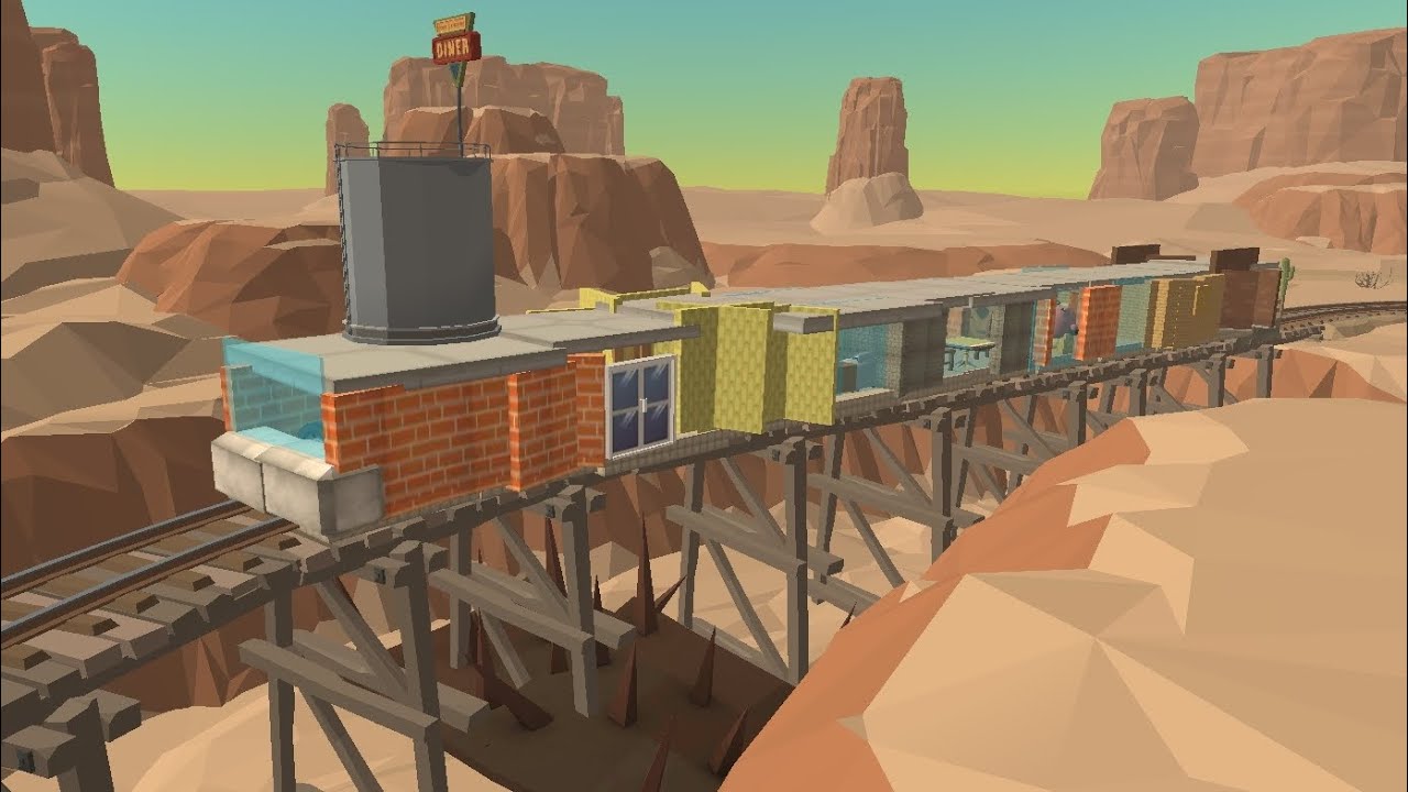 o meu trem ficou preso no mesmo lugar isso foi terrível no chicken gun