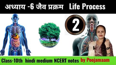 जैव प्रक्रम - पोषण व पाचन तंत्र life processes ✅class 10 विज्ञान || #upboardscience #part1 #exam