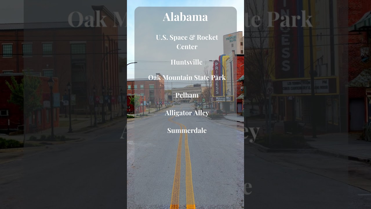 5 More Places To Visit In Alabama