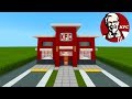 Minecraft Tutorial: How To Make A KFC (Restaurant) "2019 City Tutorial"