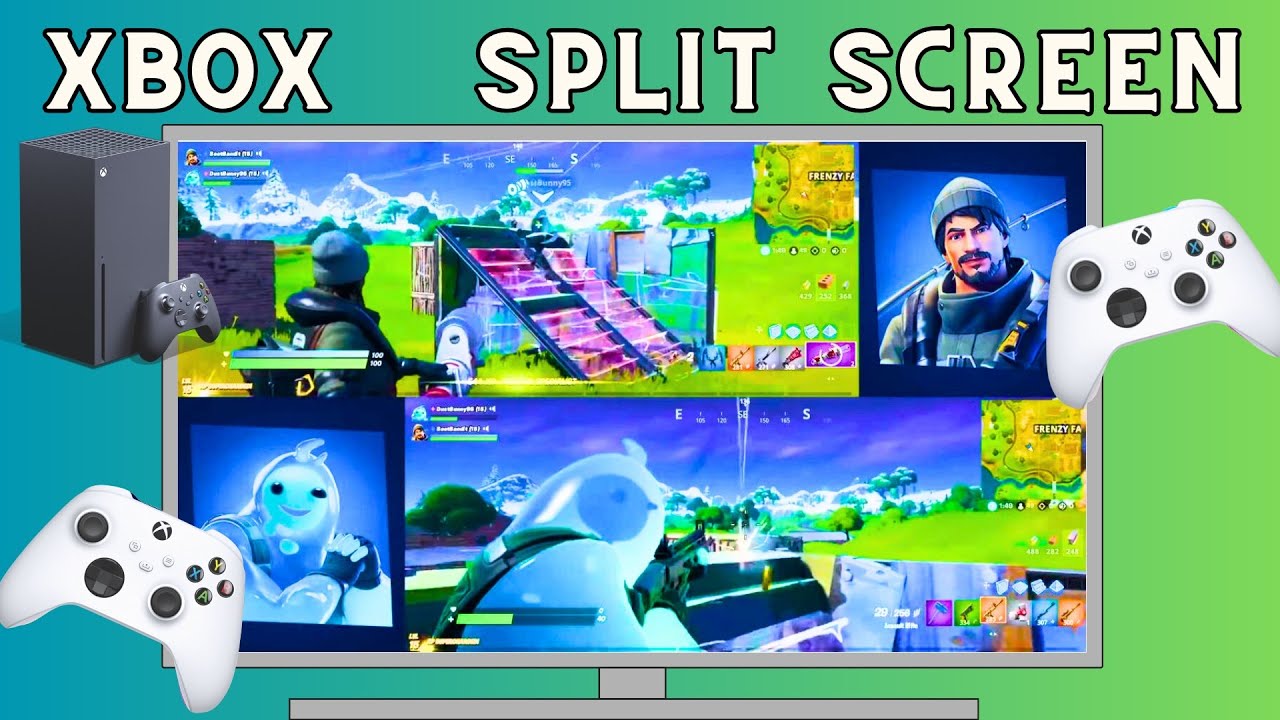 Fortnite Split Screen Mode  How to play with local friends on PS4 and Xbox  - GameRevolution