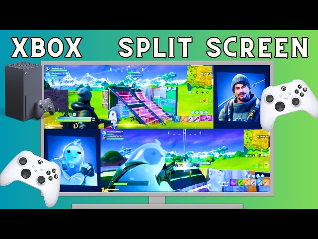 How to do split screen on Fortnite Xbox
