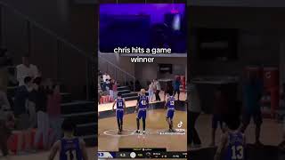 Chris hits game winner