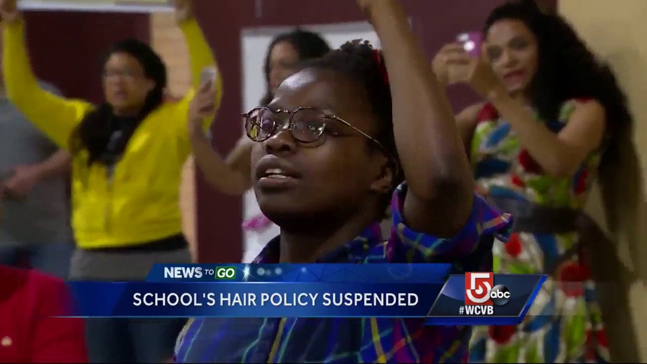 School suspends hair extension ban - YouTube