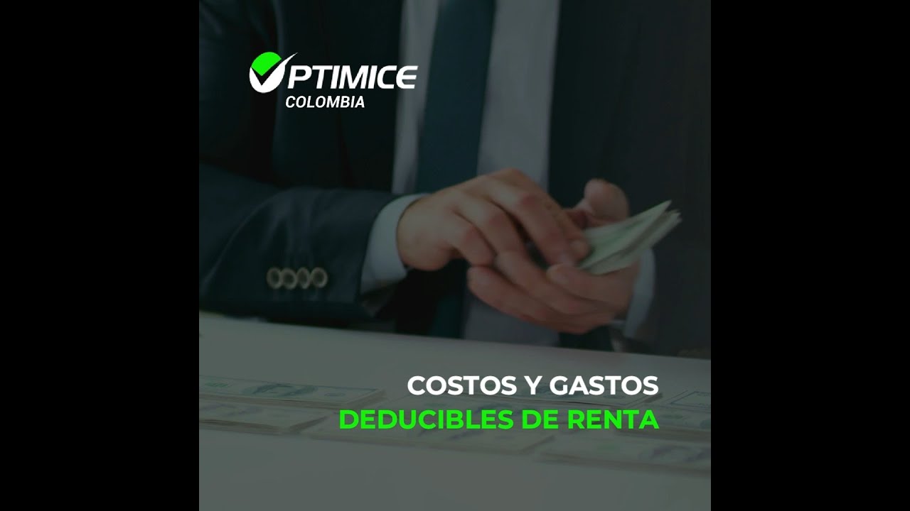 Costos y gastos deducibles de renta - YouTube