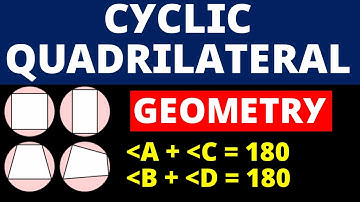 Circle - 5 Cyclic Quadrilateral Geometry (Complete Concept )