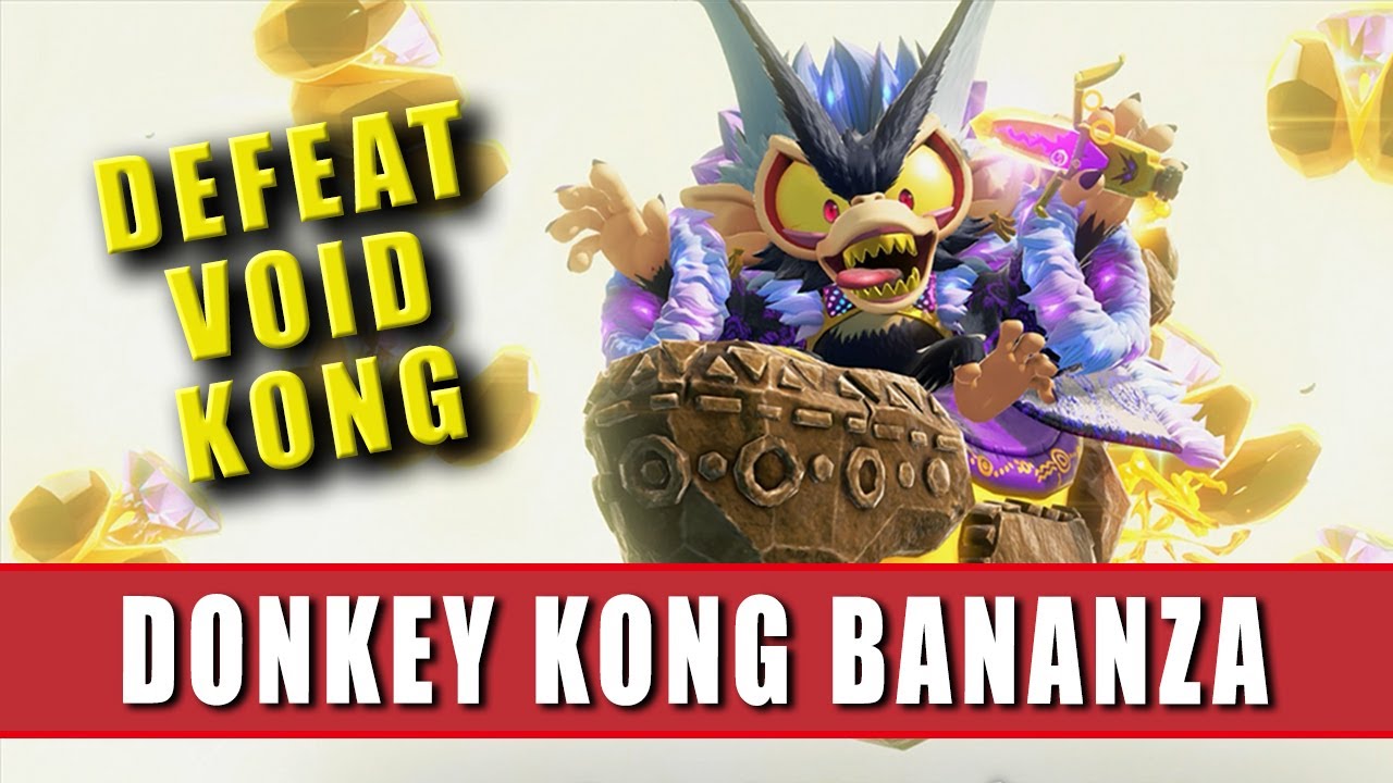 Donkey Kong Bananza Defeat Void Kong - How to beat Void Kong