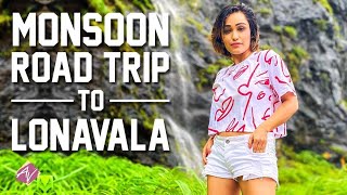 Monsoon Road Trip To Lonavala with Friends  | Aarya Vora Travel Vlog | Fun Vlog