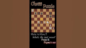 What’s the Best Move? | Chess Puzzle | EP 064 | All he could do is to delay his defeat 😅😅