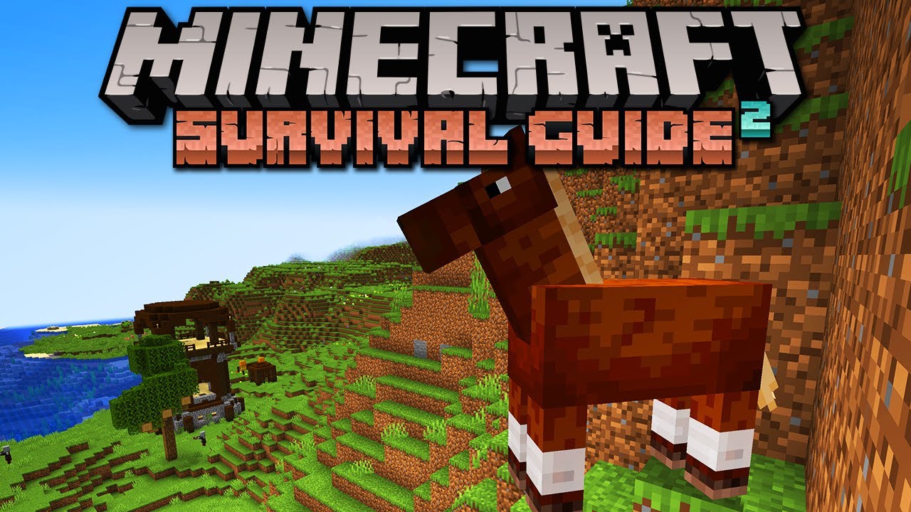 Horses, Donkeys, Mules & Leads! Minecraft Survival Guide (1.18 Tutorial