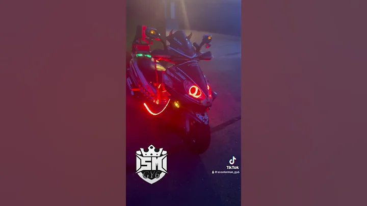 Scooter GY6 LED lights