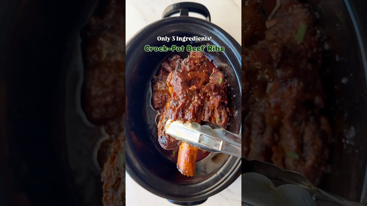 Crockpot Beef Ribs 