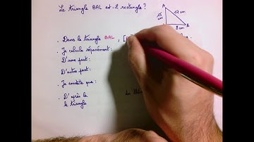 Pythagore - Prouver qu