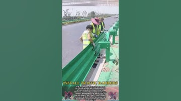 Road Barrier Installation || Safety Measures