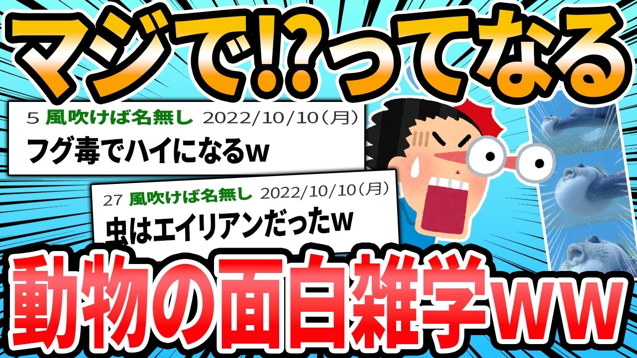 【雑学】マジで！？ってなる生物の雑学【2ch面白いスレ】