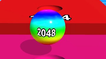 Max Levels Ball Run 2048 Gameplay Levels #23