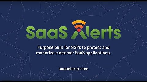 SaaS Alerts Explainer