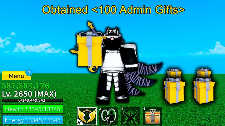 O QUE EU CONSIGO ABRINDO 100 PRESENTES DE ADM NO BLOX FRUITS