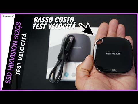 Test velocità SSD HIKVISION 512mb - unboxing e recensione