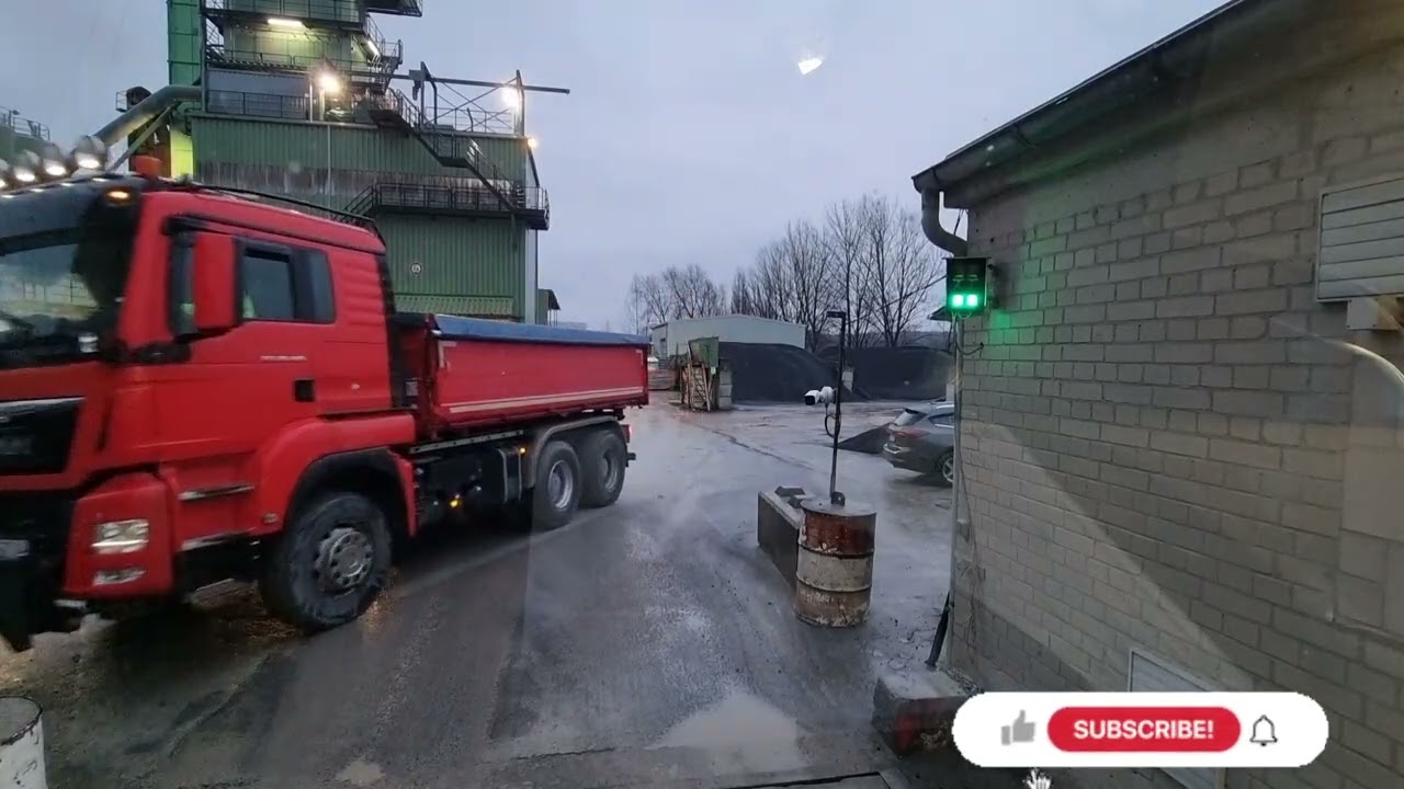 Descărcare asfalt in Germania