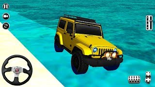 4x4 Offroad Truck Hill Racing - Legend Jeep Driving On Stranded Beach - Android Gameplay screenshot 5