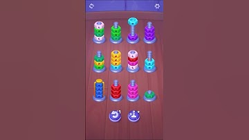 Nuts UP! Bolts Sort Puzzle Level 16 | Funny Games